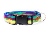 Technicolor Trail Dog Collar