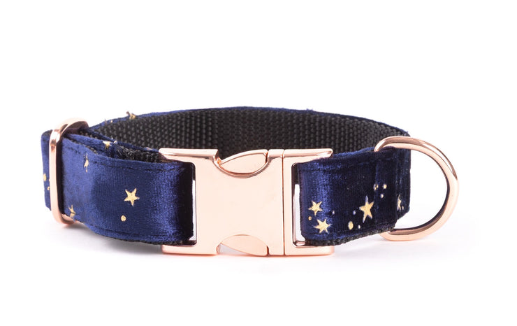 Glimmer Dog Collar | Dark Blue