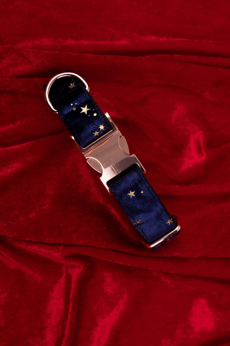 Glimmer Dog Collar | Dark Blue