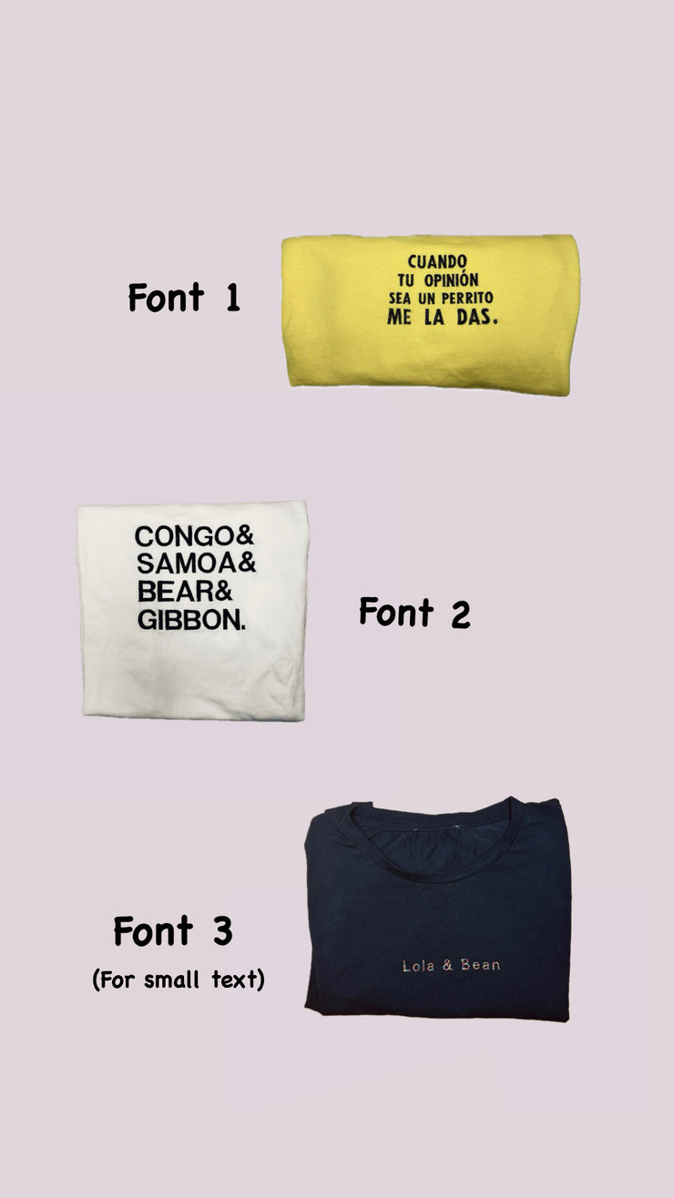 T-shirts & Sweatshirts Personalizadas