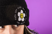 Embroidered Beanie | Crazy Daisy
