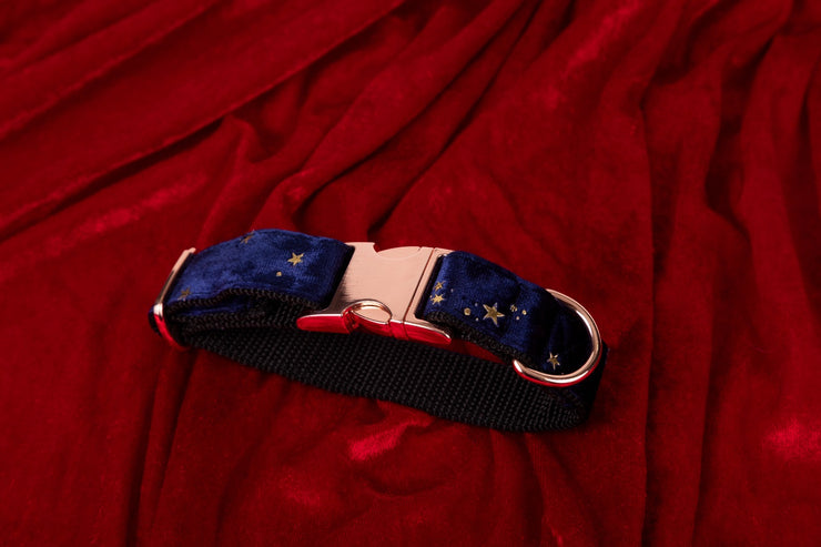 Glimmer Dog Collar | Dark Blue